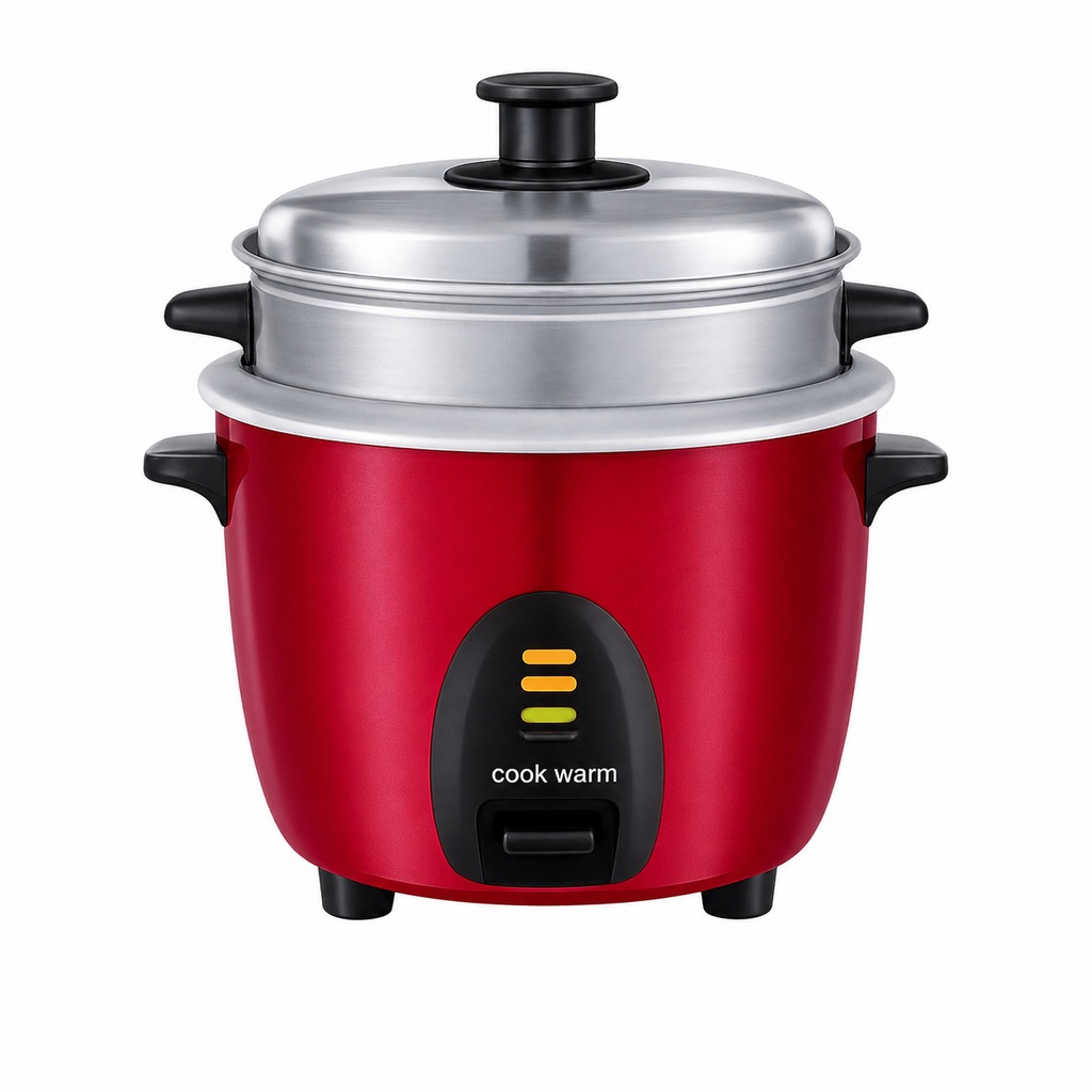 GreenLife 0.6L Mini Electric Rice Cooker – Automatic Cooking, Quick & Convenient, Perfect for Small Meals
