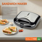 Greenlife Sandwich Maker Toaster Non-Stick plates Oil Free Toasting low fat durable