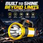 Rechargeable Strong Light Portable LED Spotlight with 3 Lighting Modes, Side Lamp & USB Charging – view 3