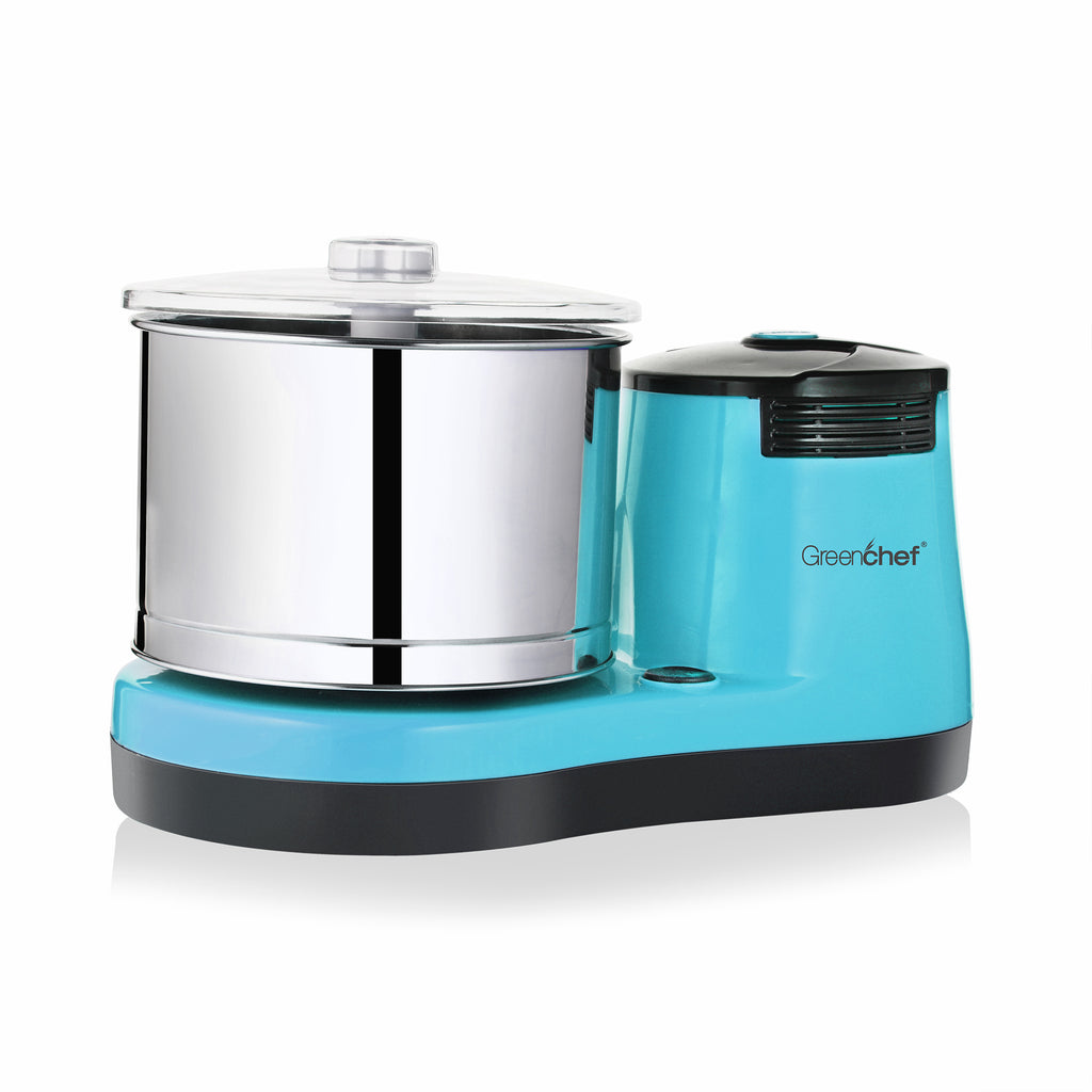Greenchef 2L Table Top Wet Grinder - Heavy-Duty Motor with Stainless Steel Drum