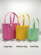 EVA waterproof hollow beach tote bag - product image 8