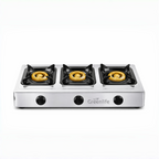 Greenlife Stainless Steel 3 Burner Cosmo high-power Burner Electronic gas cooker auto ignition Durable gas stove