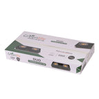 Greenlife DUO Glasstop Double Burner Safe Gas Cooker Efficient stove Easy Cooking Instant Ignition Explosion Resistant