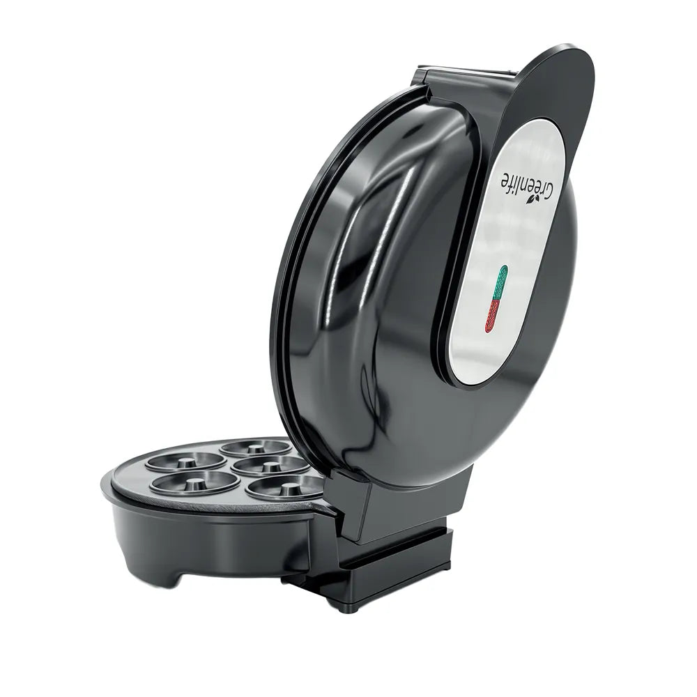 Greenlife Doughnut Maker Durable Aluminium Sandwich Plates Non-Stick Coating Oil Free Heat Resistant Low fat