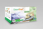 Greenchef D-907 Heavy Dry Iron - 1000W Quick Heating with PTFE Coated Aluminum Soleplate