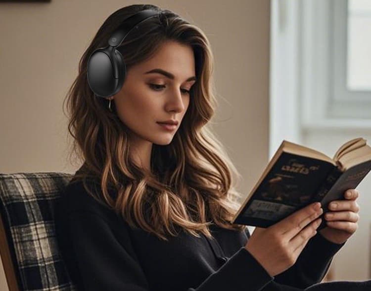 TAZATA L18 wireless noise cancelling Bluetooth headphones - product image 2
