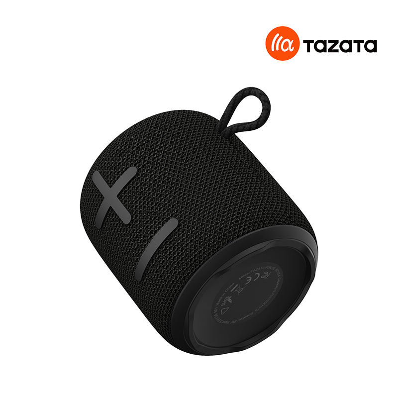 TAZATA FUN50- IPX7 Waterproof Small Bluetooth Speaker With Extended 4-20 Hour Battery Life
