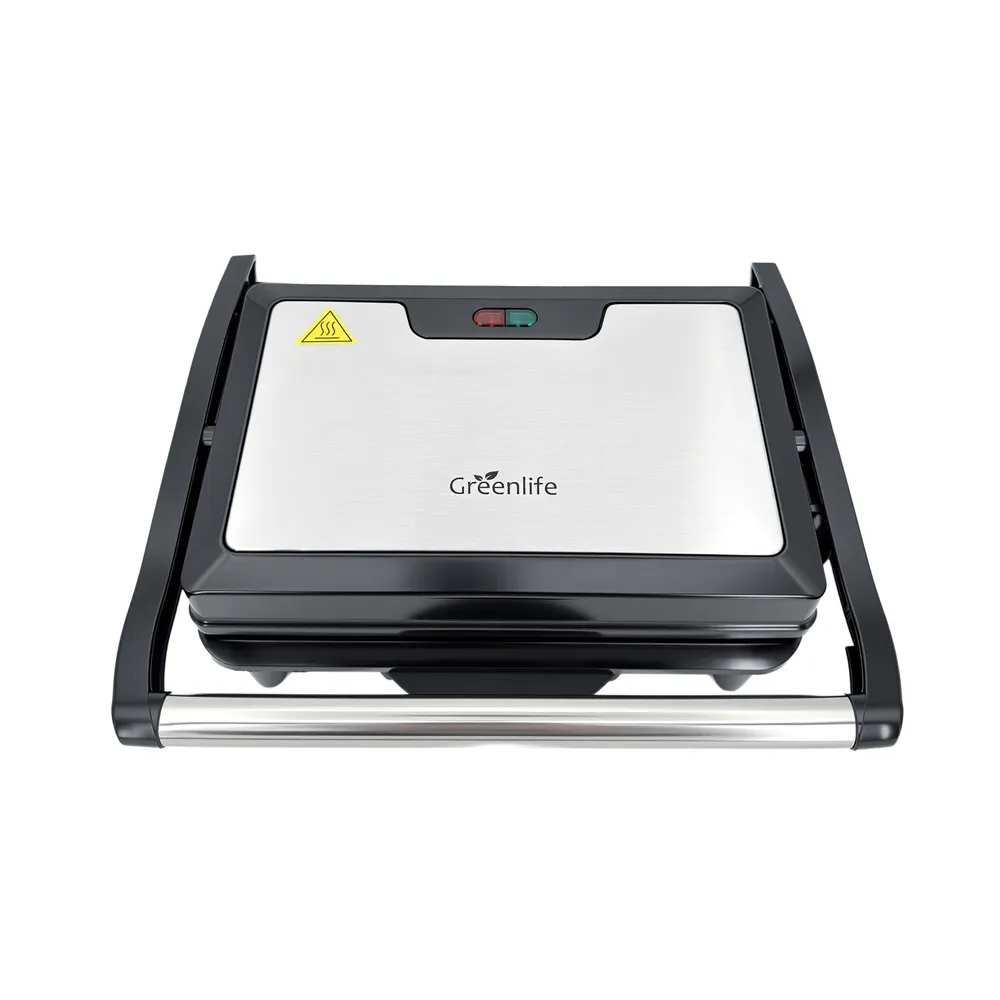 Greenlife Grill Toaster Maker & Sandwich Maker with overheat safety protection Multi function panini maker non stick easy cleaning