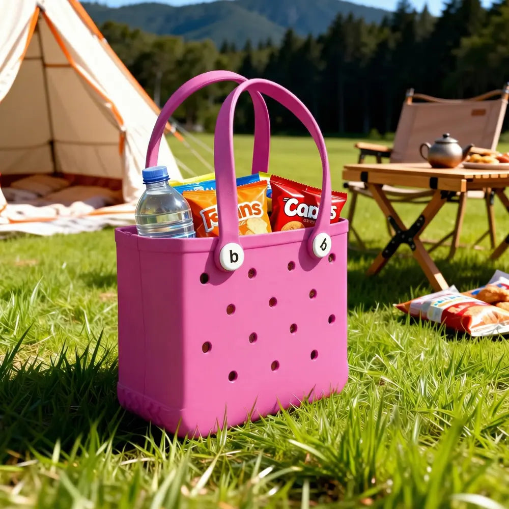 EVA waterproof hollow beach tote bag - product image 3