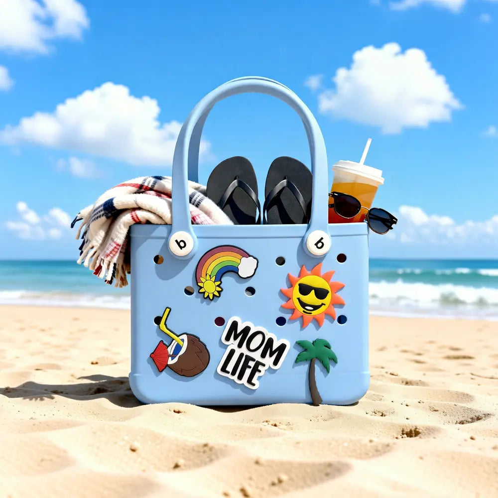 EVA waterproof hollow beach tote bag