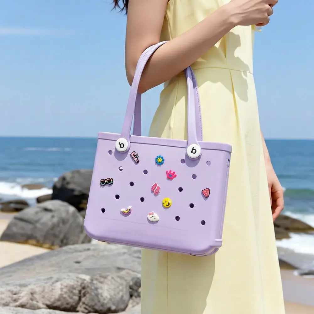 EVA waterproof hollow beach tote bag - product image 5