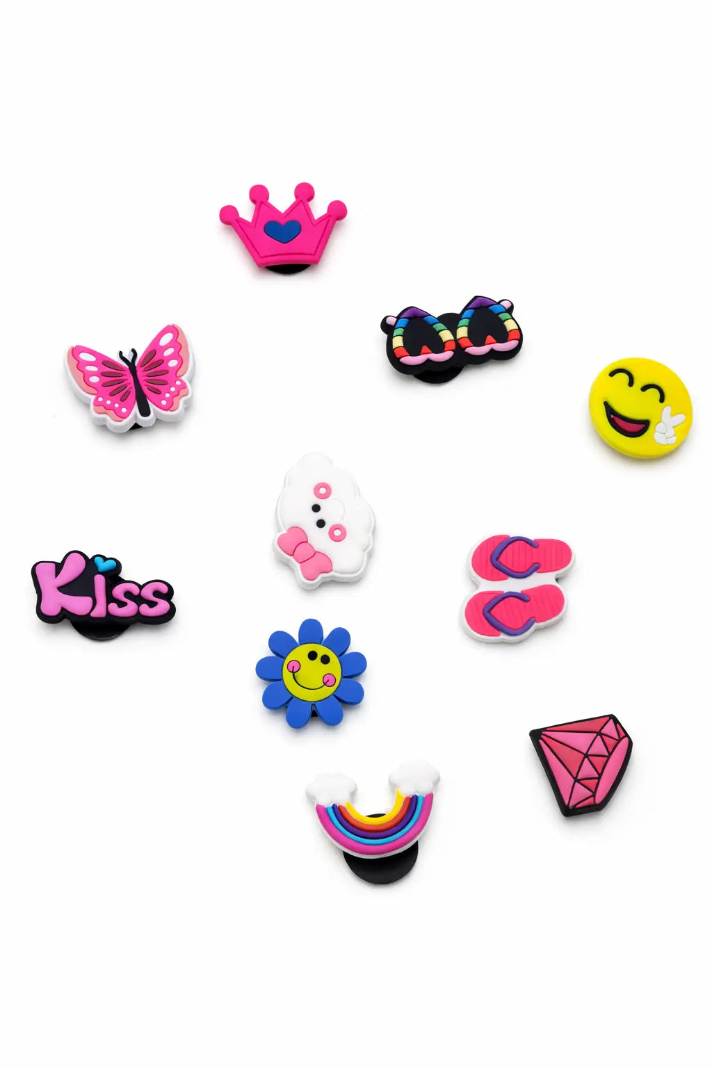 Colorful flower charms for EVA hollow beach tote bag - product image 2