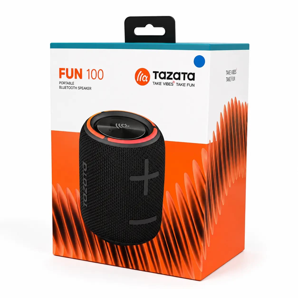 TAZATA FUN 100-60HZ-20KHZ Bluetooth Wireless Speaker With IPX7 Waterproof / TWS Pairing
