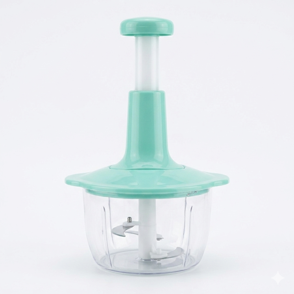 Greenlife 1.5L plastic  multi function food chopper manual vegetable meat grinder