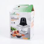 Greenlife 2L Electric Food Processor | Vegetable & Meat Grinder glass bowl