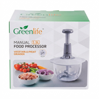 Greenlife 1.5L plastic  multi function food chopper manual vegetable meat grinder