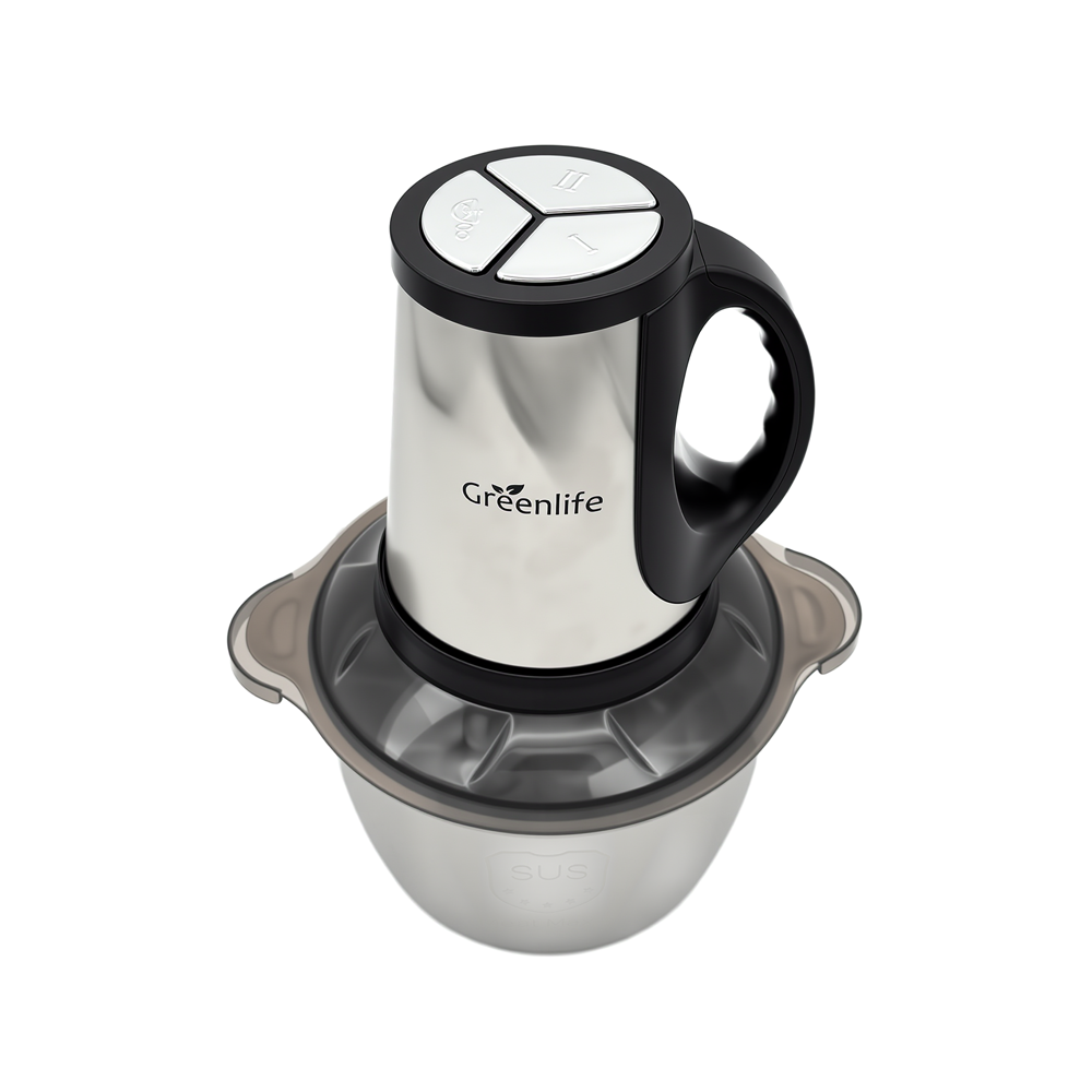 Greenlife Multifunctional Food Chopper | Stainless Steel Jar Vegetable & Meat Grinder Fruit Cutter Mixer