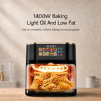 Merlot Yum 10L Large Capacity Visual Air Fryer with 12 Preset Menus & Touch Control