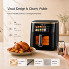 10L Large Capacity Visual Air Fryer with 12 Preset Menus & Touch Control