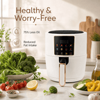Silver Crest 7L Digital Air Fryer 1300W | Large Capacity Oil-Free Air Fryer with Touch Screen, Non-Stick Basket & Adjustable Temperature, 220V