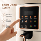 Silver Crest 7L Digital Air Fryer 1300W | Large Capacity Oil-Free Air Fryer with Touch Screen, Non-Stick Basket & Adjustable Temperature, 220V