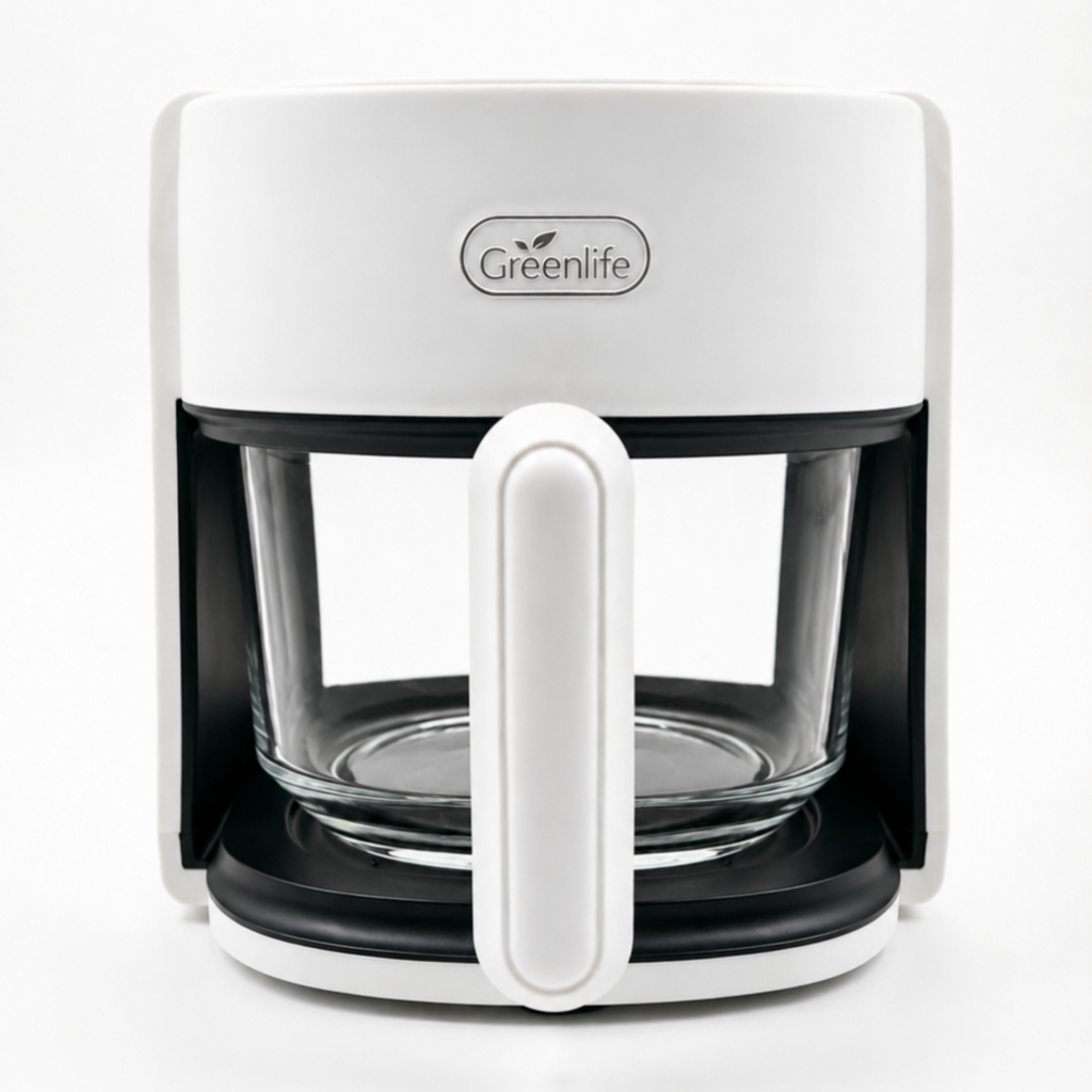 Greenlife 4.5L Smart Touch Multi-Function Air Fryer with Glass Pot Oil Free Cooking, High-Speed & Time-Saving