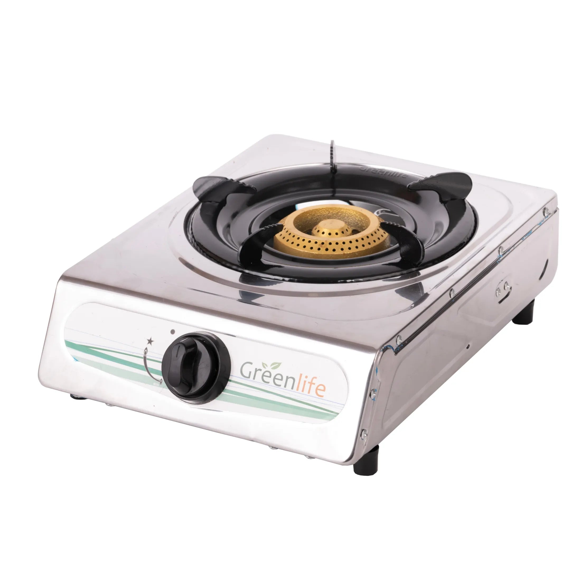 Greenlife Stainless Steel Single Burner high-power Cosmo Burner Auto ignition LPG gas stove Easy cleaning gas cooker