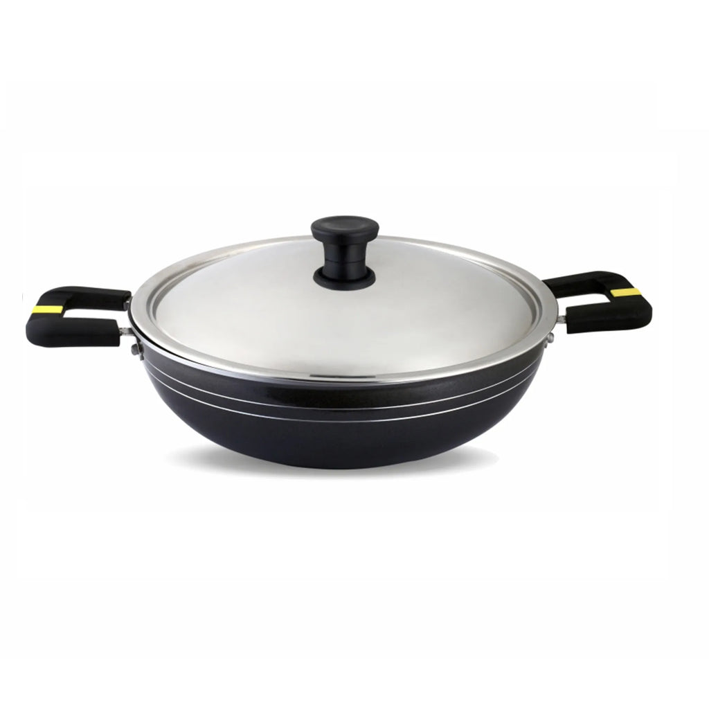 Greenchef Kadai 230mm Evok Aluminium Pot Non-stick Pan Multi Functions 1 Year Warranty