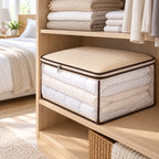 Nattyea large storage bag for blankets kept under the bed