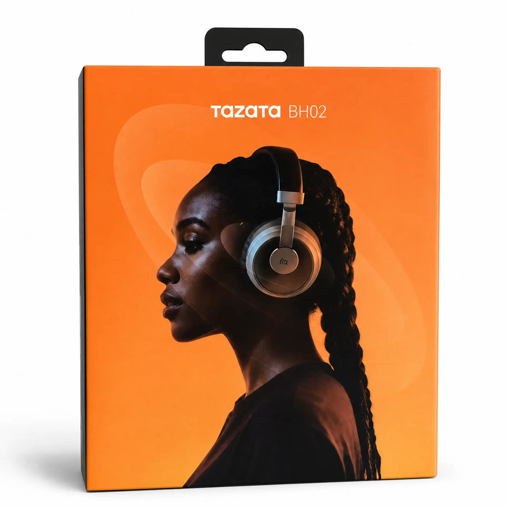 TAZATA BH02 Bluetooth Wireless Headphone 20Hz-20kHz Frequency Response 35 Hours Playing time