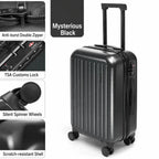 GoinC Primeval Forest Series Lightweight Triple-Layer Bayer PC Hard Shell Spinner Luggage with TSA Customs Lock
