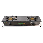 Greenlife DUO Glasstop Double Burner Safe Gas Cooker Efficient stove Easy Cooking Instant Ignition Explosion Resistant