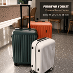 GoinC Primeval Forest Series Lightweight Triple-Layer Bayer PC Hard Shell Spinner Luggage with TSA Customs Lock