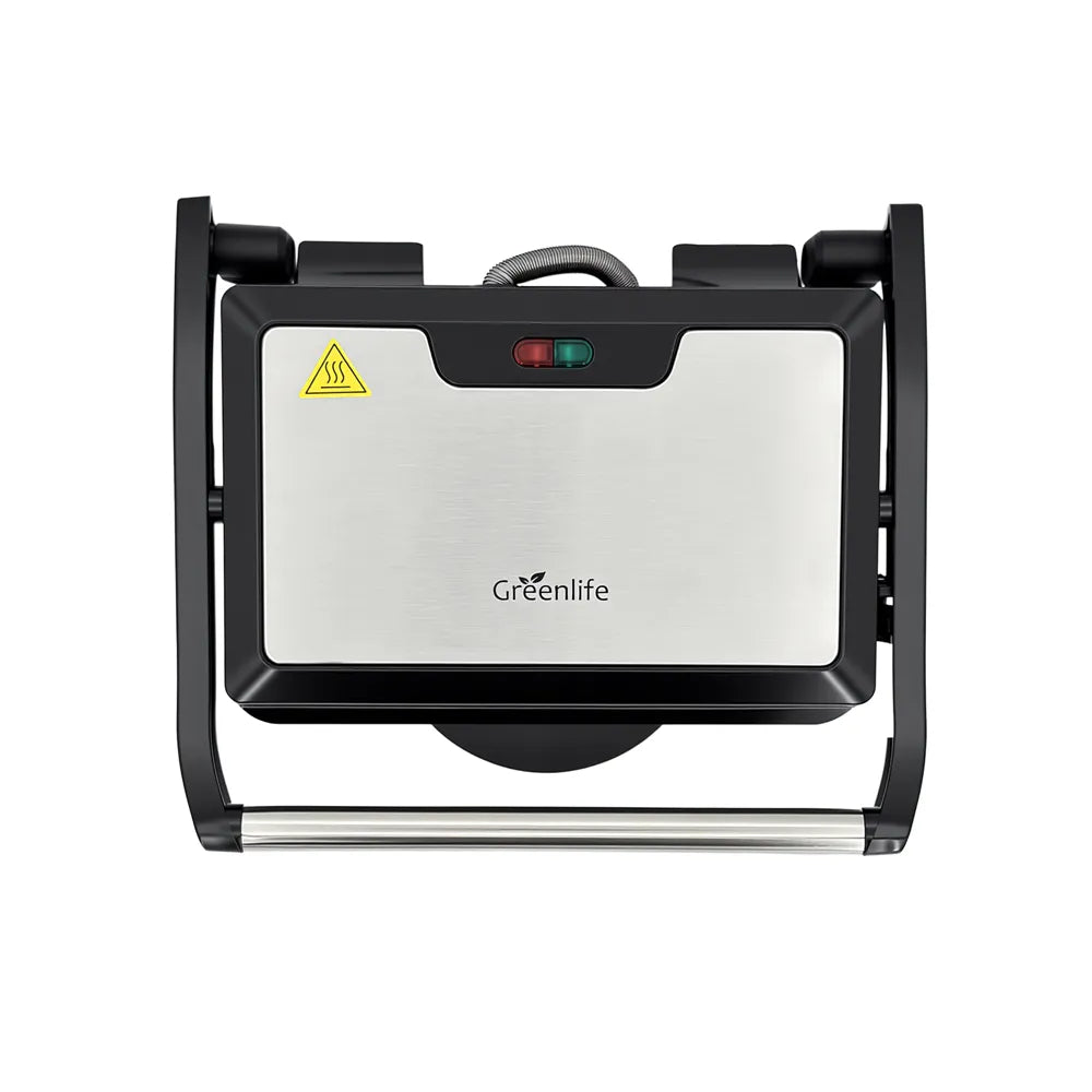 Greenlife Grill Toaster Maker & Sandwich Maker with overheat safety protection Multi function panini maker non stick easy cleaning