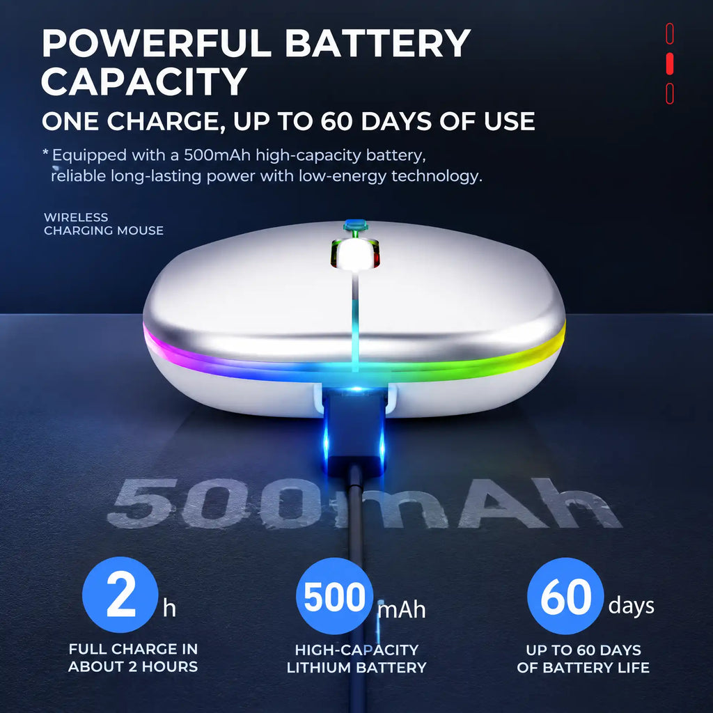 RGB Dual-Mode Rechargeable Wireless Mouse – view 4