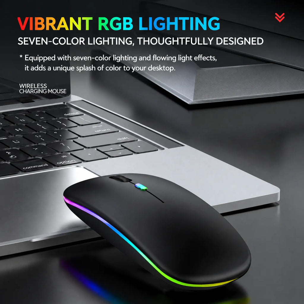 RGB Dual-Mode Rechargeable Wireless Mouse