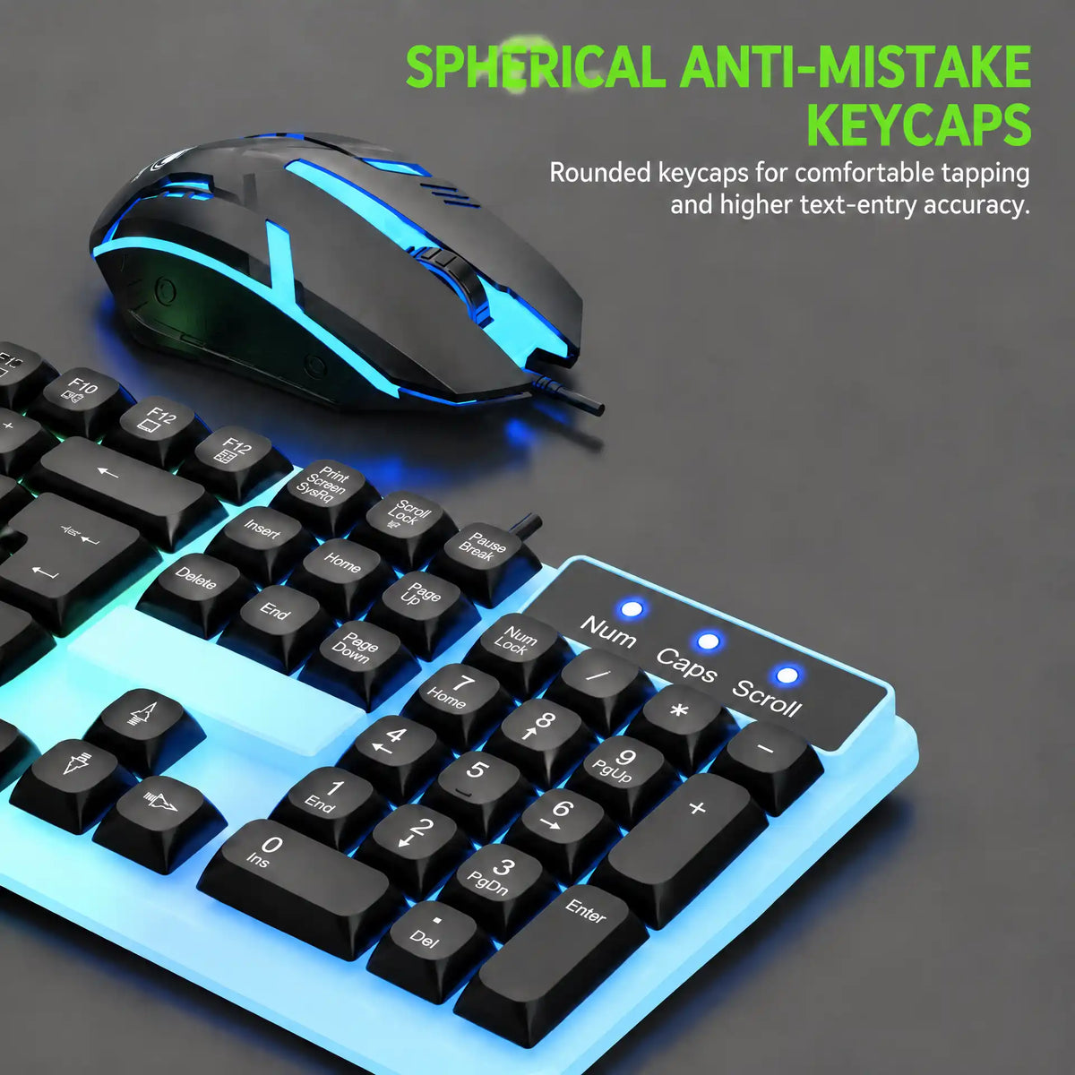 RGB Gaming Keyboard & Mouse Set – view 2