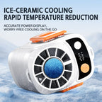 Portable waist fan with ice-ceramic cooling – view 3