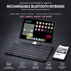 Rechargeable Bluetooth Wireless Keyboard