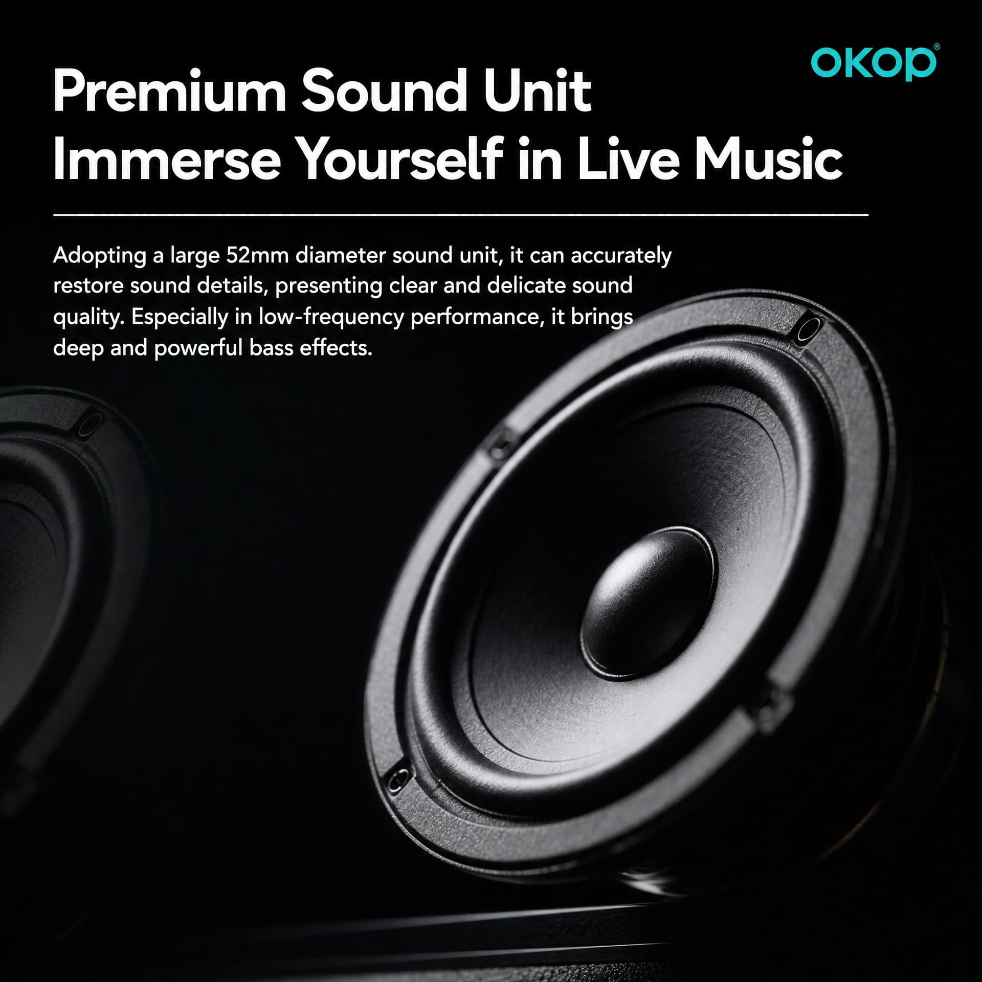OKOP KP-808 Portable RGB Bluetooth Speaker with Heavy Bass & Long Battery Life