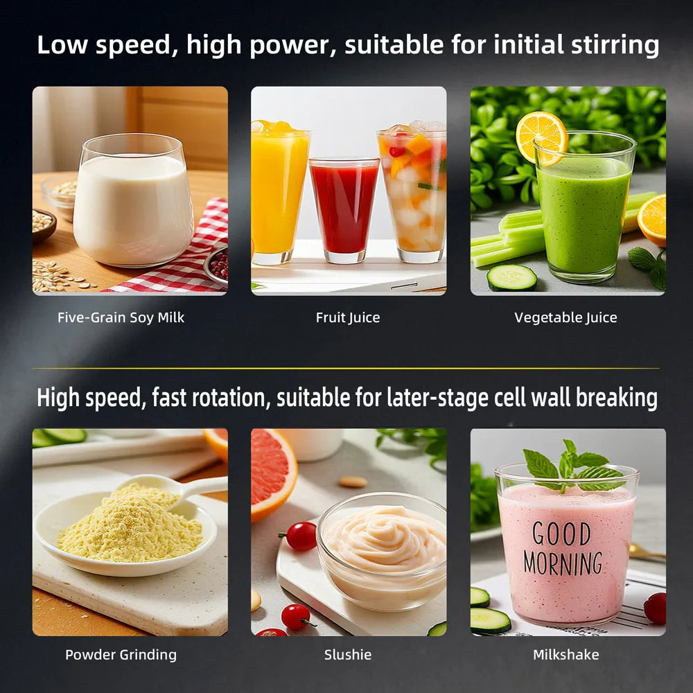 Greenlife Electric Juicer 2L Large Capacity High Speed Blender 2Jars Multi-Function Mixer Stainless steel blades