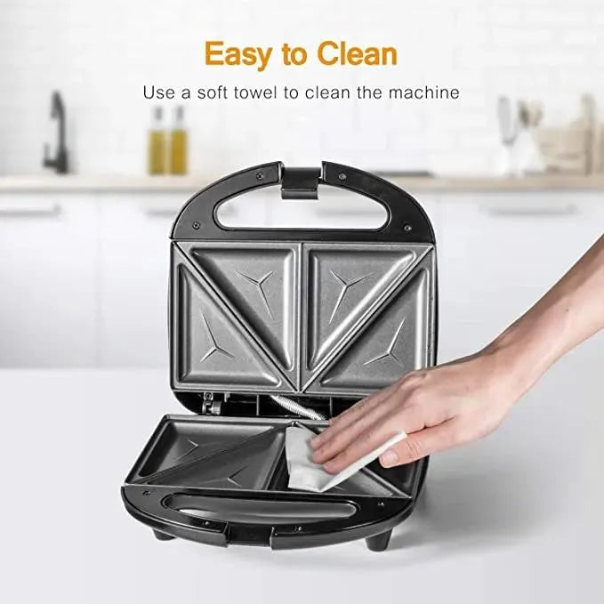 Greenlife Sandwich Maker Toaster Non-Stick plates Oil Free Toasting low fat durable