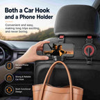 2-in-1 car headrest hook and cup holder - product image 5