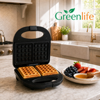 Greenlife 750W Electric Waffle Maker