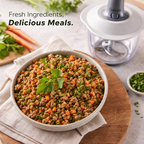 Greenlife 1.5L plastic  multi function food chopper manual vegetable meat grinder