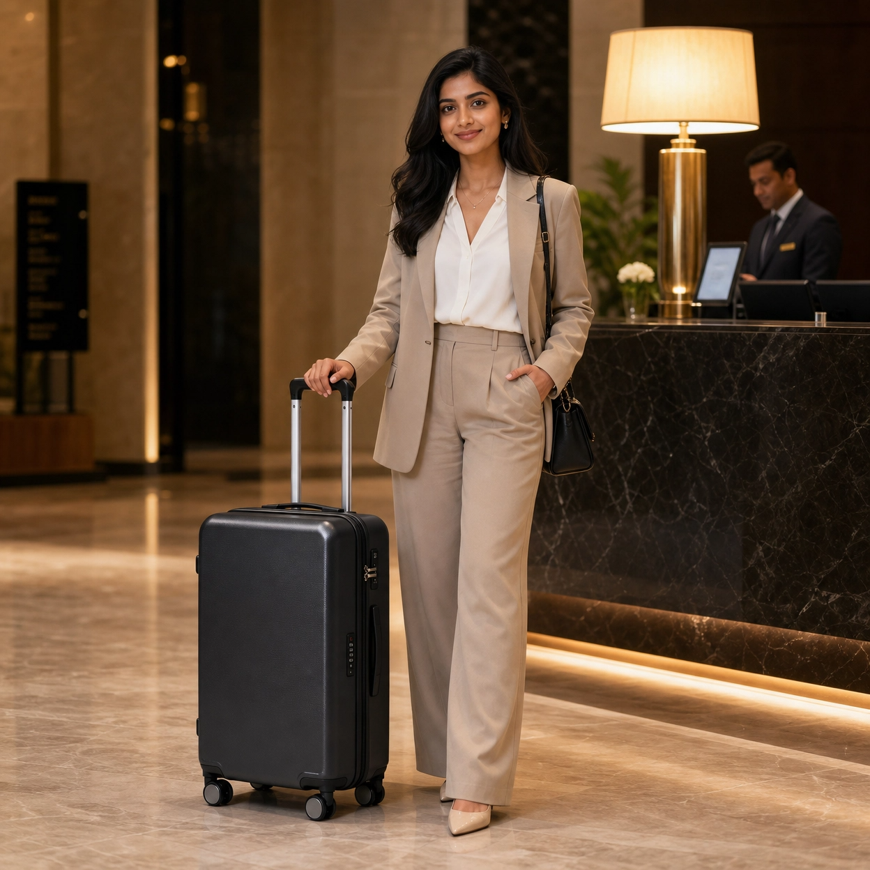 Premium Aluminum Frame Hard Shell Luggage, Silent Spinner Wheels, TSA Lock, Lightweight Business Travel Suitcase