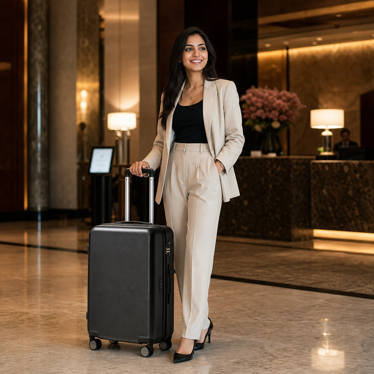 Premium Aluminum Frame Hard Shell Luggage, Silent Spinner Wheels, TSA Lock, Lightweight Business Travel Suitcase