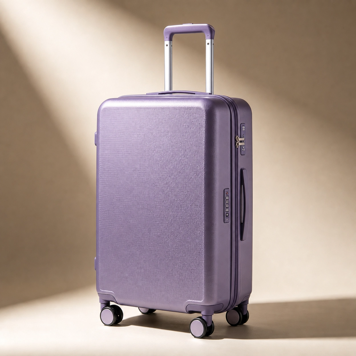 Premium Aluminum Frame Hard Shell Luggage, Silent Spinner Wheels, TSA Lock, Lightweight Business Travel Suitcase