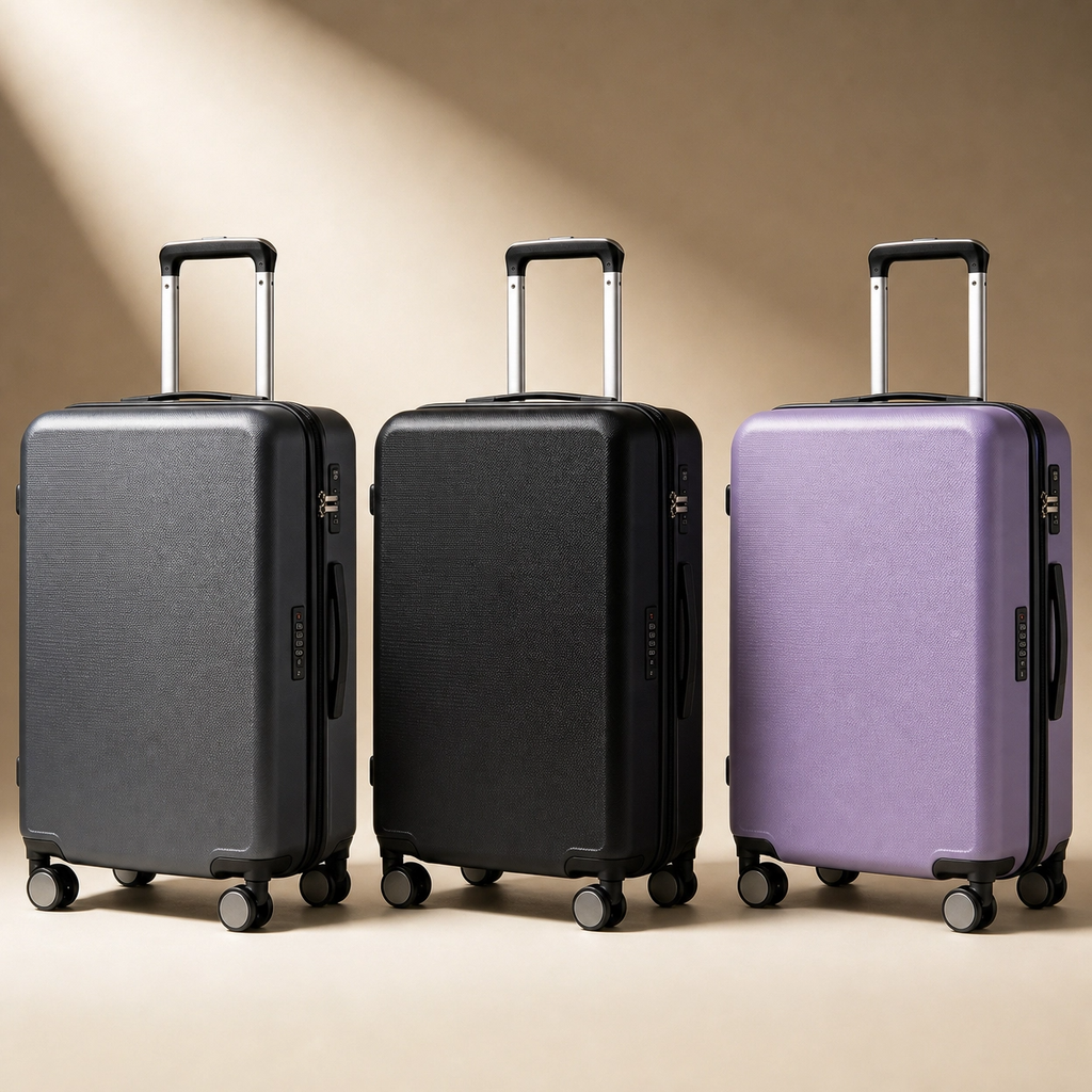 Premium Aluminum Frame Hard Shell Luggage, Silent Spinner Wheels, TSA Lock, Lightweight Business Travel Suitcase