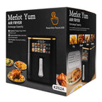 Merlot Yum 10L Large Capacity Visual Air Fryer with 12 Preset Menus & Touch Control